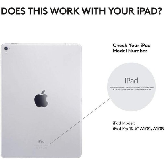 Logitech Slim Combo‎ Case with Backlit Keyboard –iPad 5th & 6th Gen (Black) - Picture 6 of 6